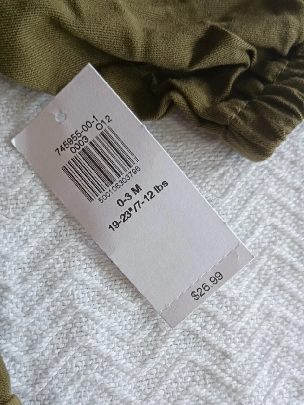 Old Navy Olive Utility One-Piece Jumpsuit for Kids